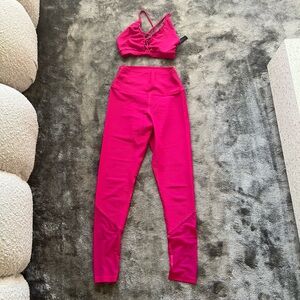 Deep Pink Beach Riot Leggings (Matching Bra Listed Separately)
